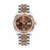 rolex datejust 116231 0105 chocolate floral dial 36mm (top quality)