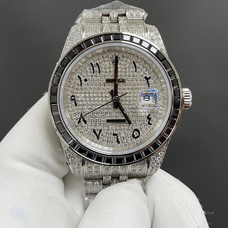 rolex journal 41mm calibre 3255 over 2000 diamonds