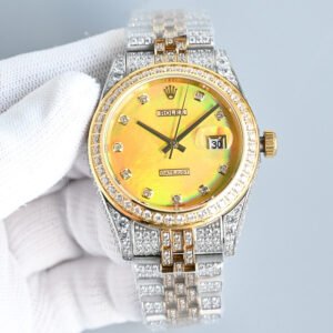 rolex journal 41mm calibre 3255 over 2000 diamonds