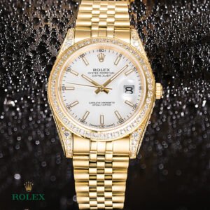 rolex journal 41mm calibre 3255 over 800 diamonds