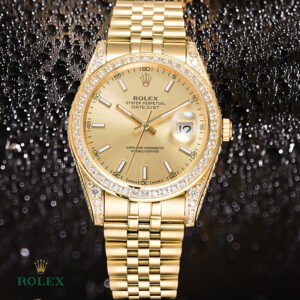 rolex journal 41mm calibre 3255 over 800 diamonds
