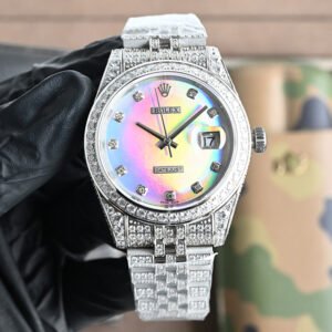 rolex journal 41mm calibre 3255 over 2000 diamonds