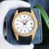 rolex journal 41mm calibre 3255 over 800 diamonds