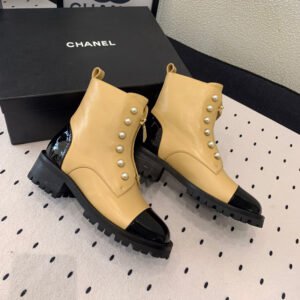 chanel short boots