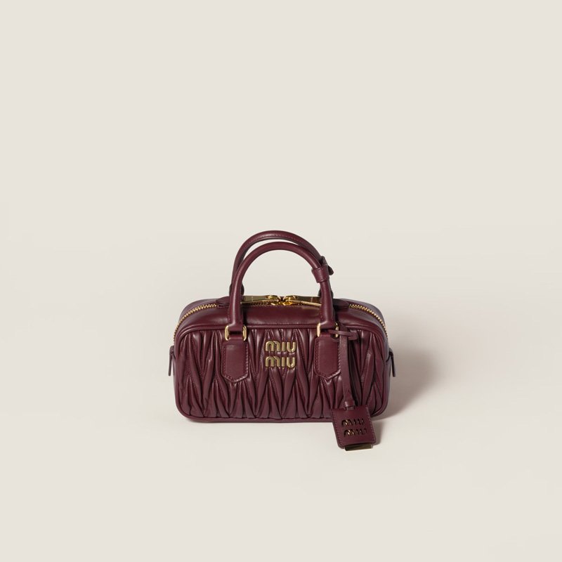 Arcadie matelassé nappa leather bag