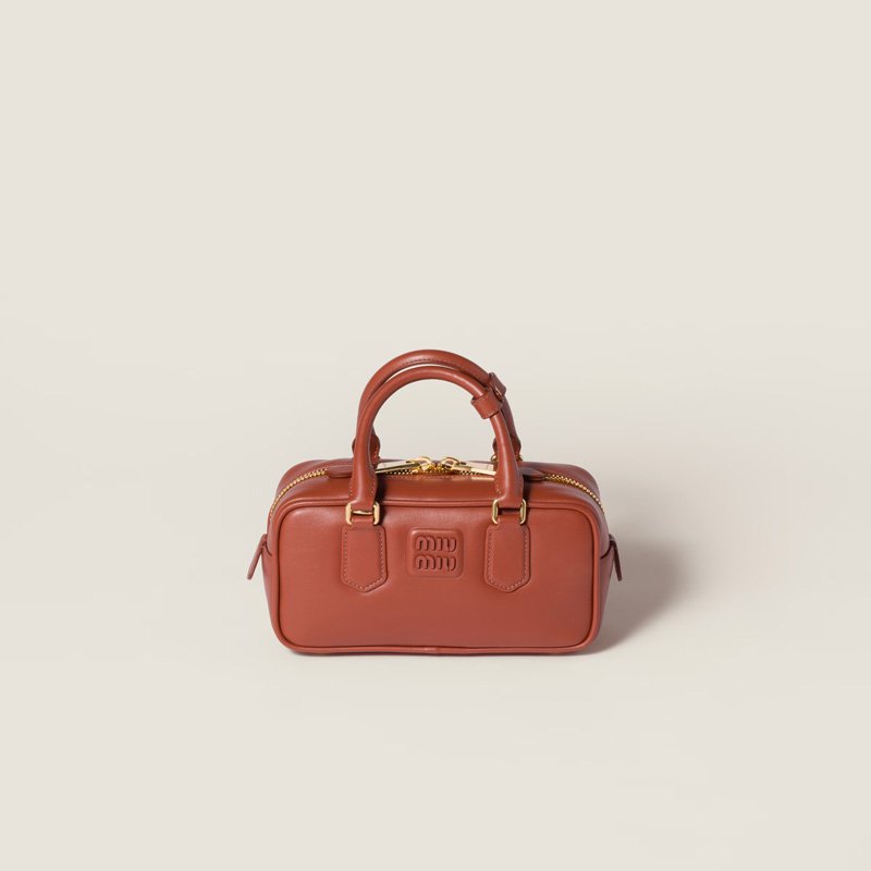 Arcadie matelassé nappa leather bag