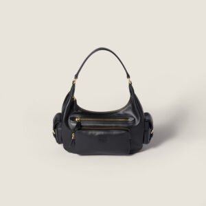 Pocket nappa leather bag