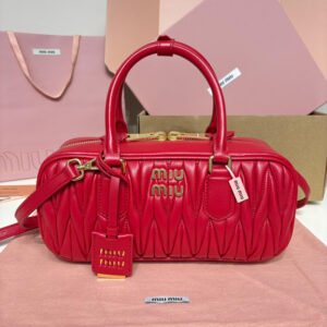 Arcadie matelassé nappa leather bag