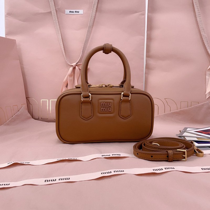 Arcadie matelassé nappa leather mini-bag