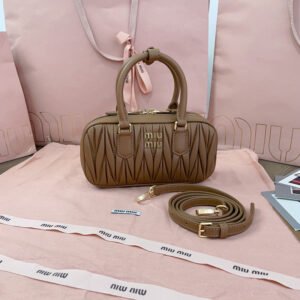 Arcadie matelassé nappa leather mini-bag