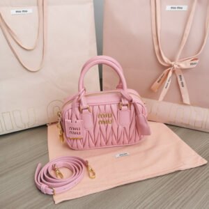 Arcadie Matelassé nappa leather bag