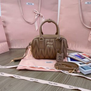 Arcadie Matelassé nappa leather bag