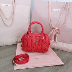 Arcadie Matelassé nappa leather bag