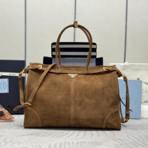 Extra large leather handbag