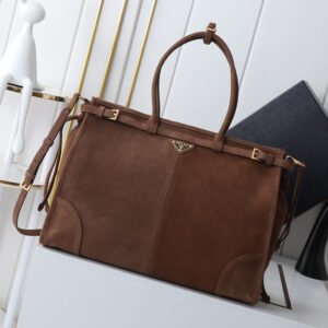 Extra large leather handbag