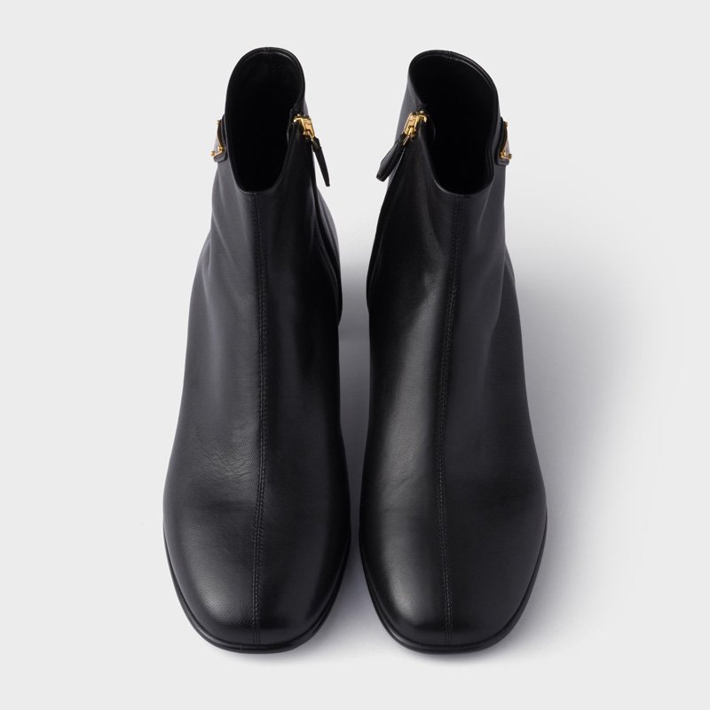 leather booties