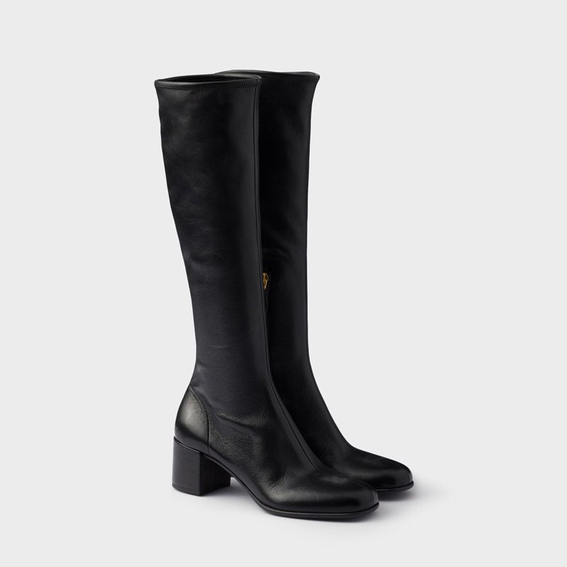 Leather boots