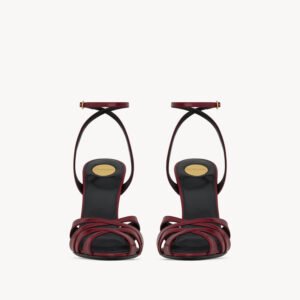 chandelle sandals in smooth leather