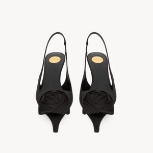 slingback pumps in patent leather