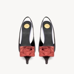 slingback pumps in patent leather