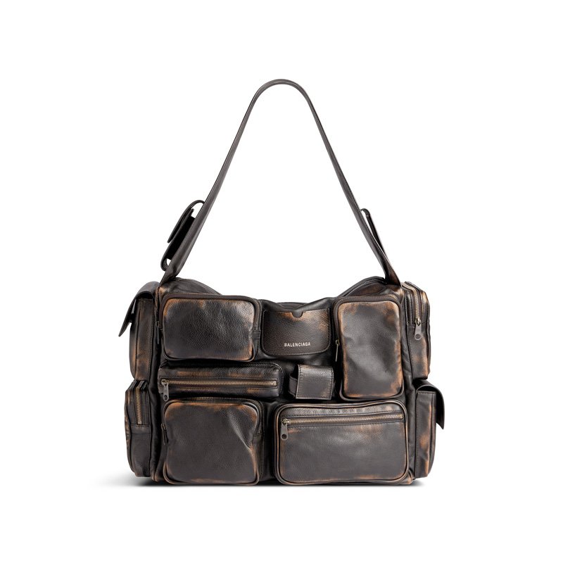 Men's Superbusy Sling Bag Large in Brown